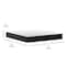 Flash Furniture Dream 10 in Hybrid Mattress, King Size High Density Foam and Pocket Spring Mattress in a Box, White/Black DR-E230P-R-K-10-GY-GG - alternate 2